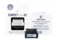 Адаптер автодиагностический EMITRON elm327 v1.5 BLE 4.0